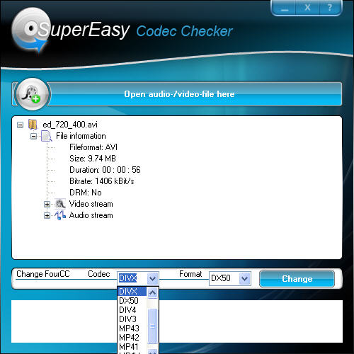Programm SuperEasy Codec Checker 1