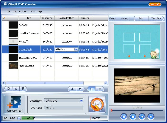 Programm Xilisoft DVD Maker Suite 1