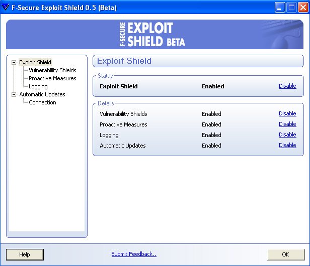 Programm Exploit Shield 1