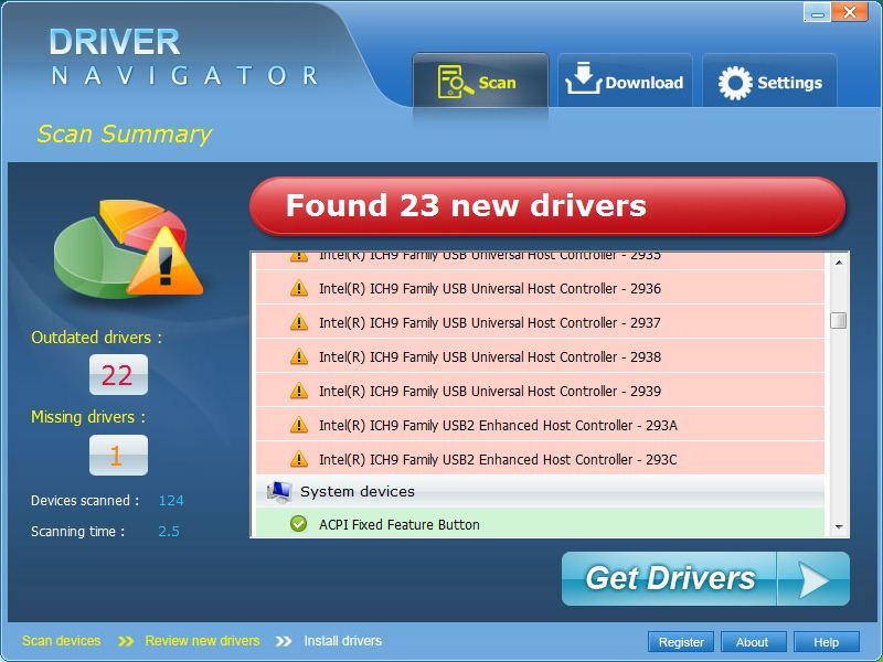 Programm Driver Navigator 3