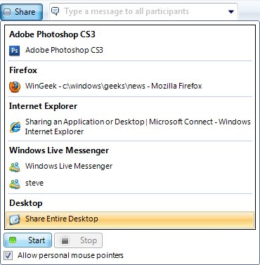 Programm Microsoft SharedView 2