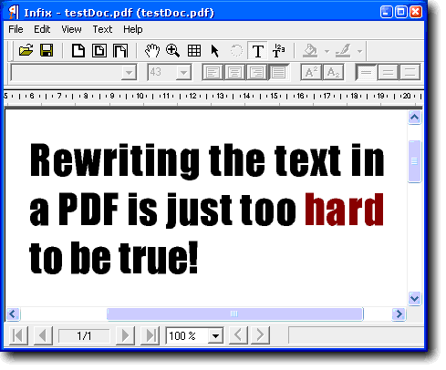 Programm Infix PDF Editor 1