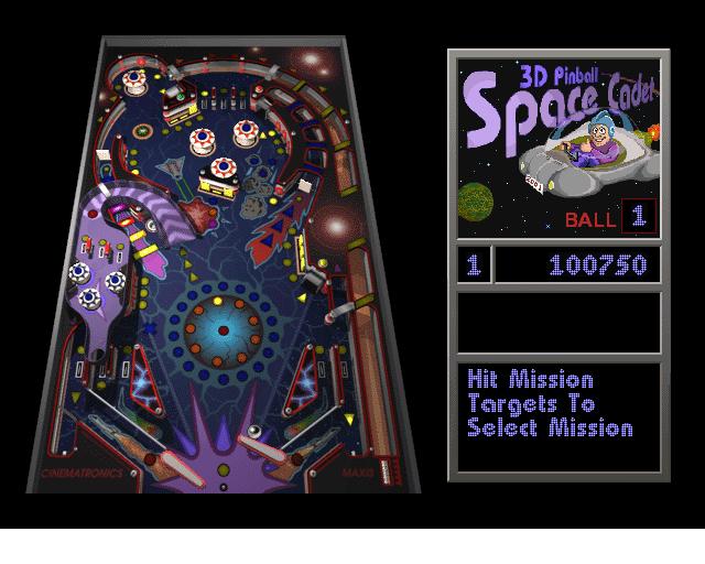 Spiel SpaceCadet Pinball 1